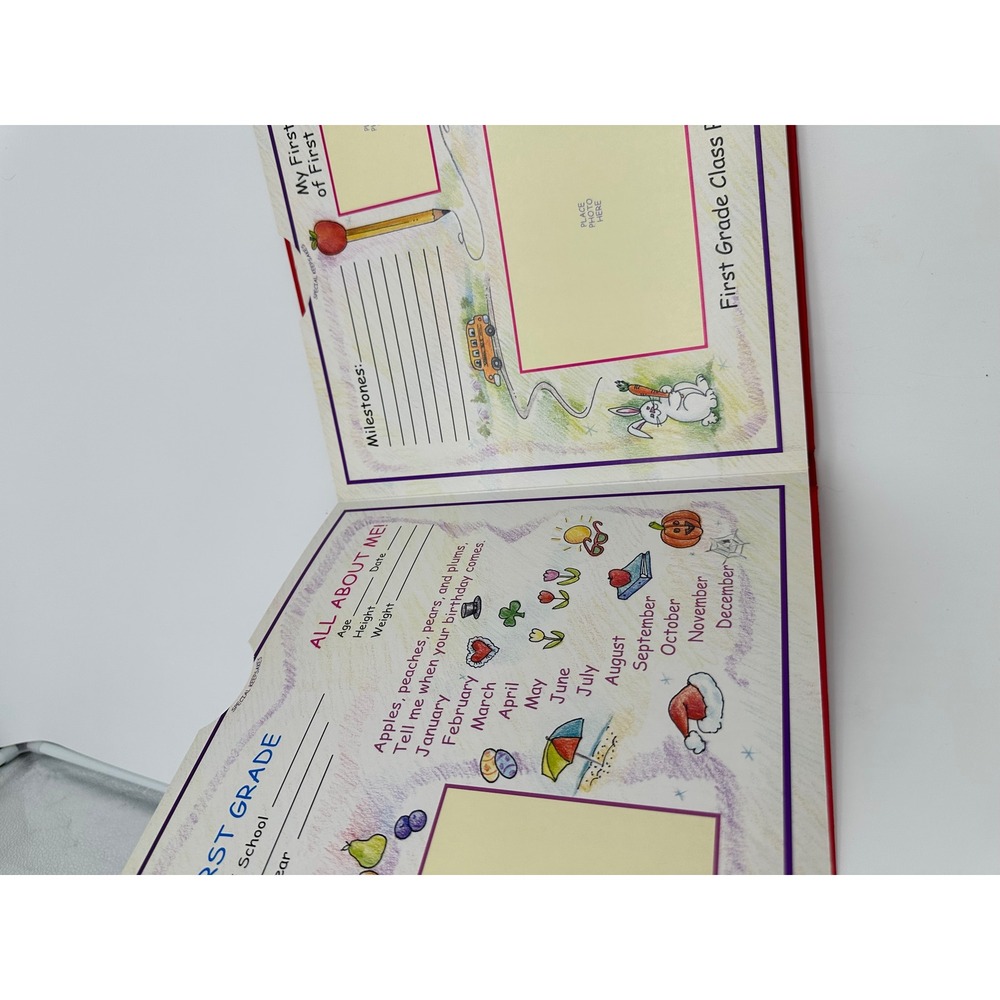 Nichols School Memories Scrapbook Kids K-5th Grade Keepsake Red - Picture 5 of 7